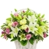 Cesta con Lilium