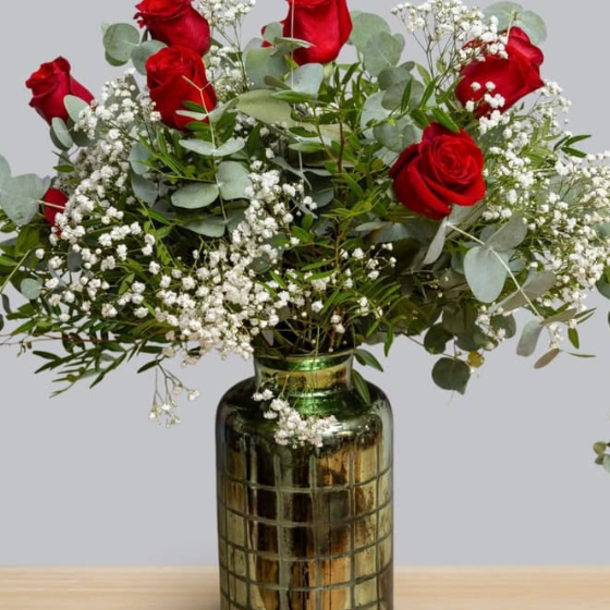 Ramo Pasión de 6 Rosas