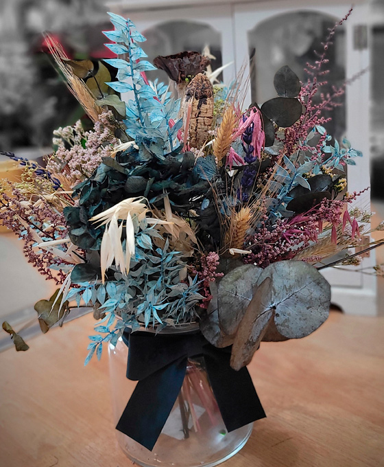 Ramo preservado en tonos variados